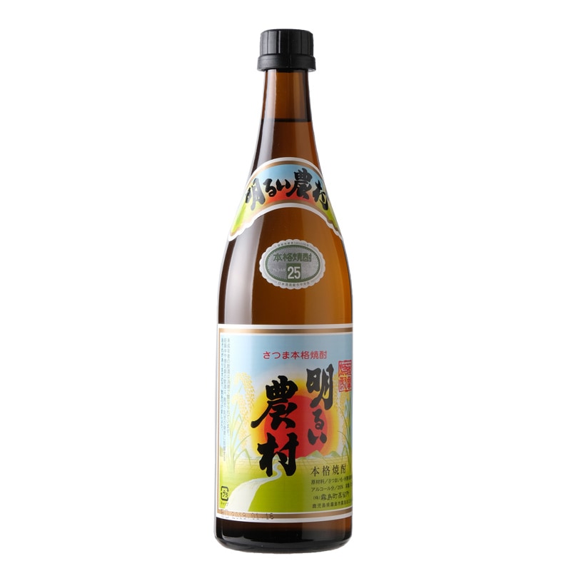 明るい農村 25度 900ml｜霧島町蒸留所